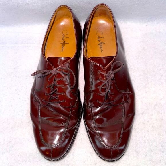 Men’s Cole Haan Mahogany Brown Leather Calhoun Dress Shoes Oxfords size 11 main image 4